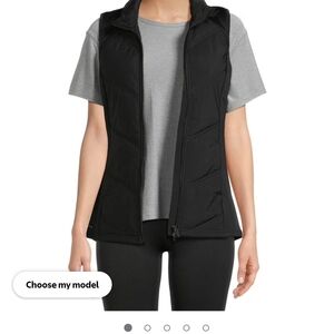 AVIA - Black Quilted Vest